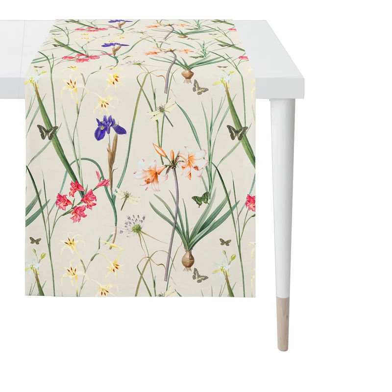 APELT 6720 Läufer Frühjahrsblüten Motiv