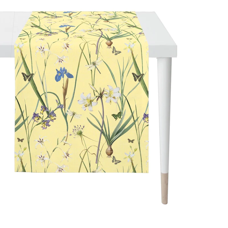 APELT 6720 Läufer Frühjahrsblüten Motiv