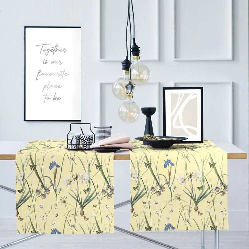 APELT 6720 Läufer Frühjahrsblüten Motiv