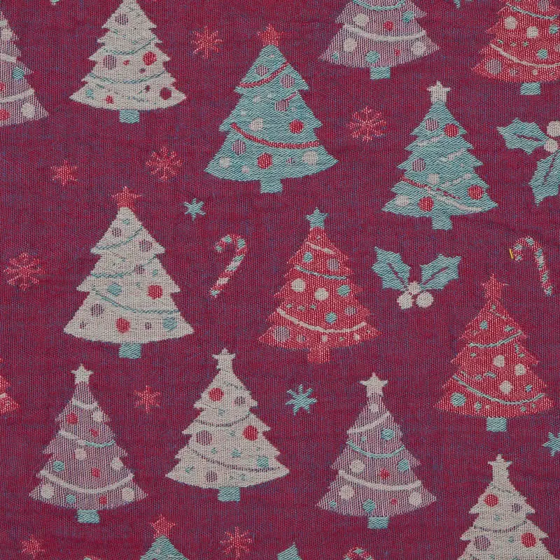 Weihnachtsbaum-Baumwollkimono-Loungewear-Set