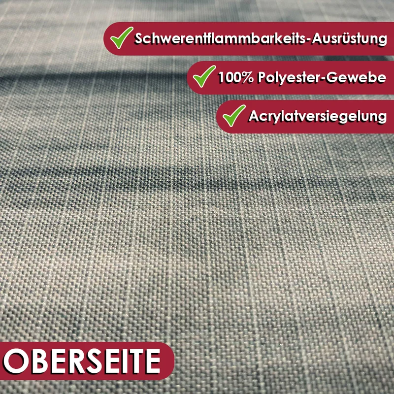 Grillmatte mit Anti-Rutsch | Bodenschutzmatte für Grill 75 x 120 cm