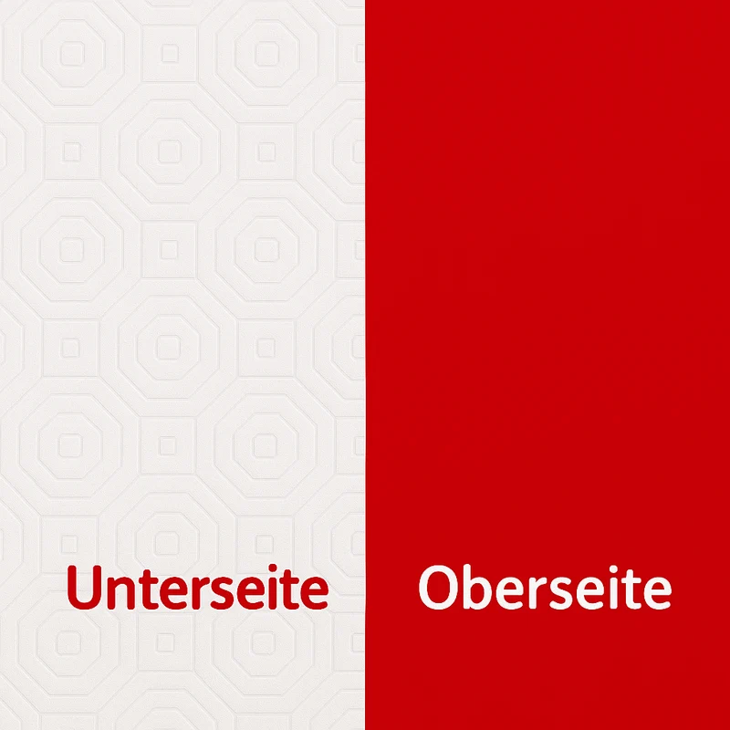 Tischpolster casino rot eckig