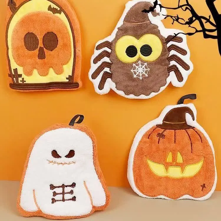 Halloween Element Fleece Hängendes Handtuch