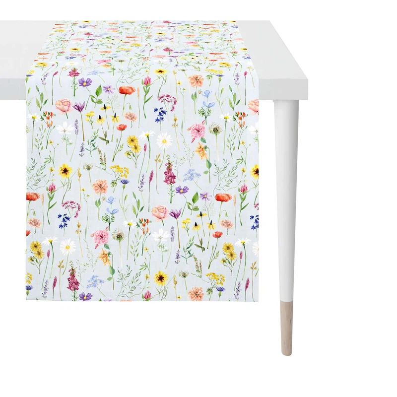 APELT 6815 Läufer Frühjahrsblüten Motiv all over