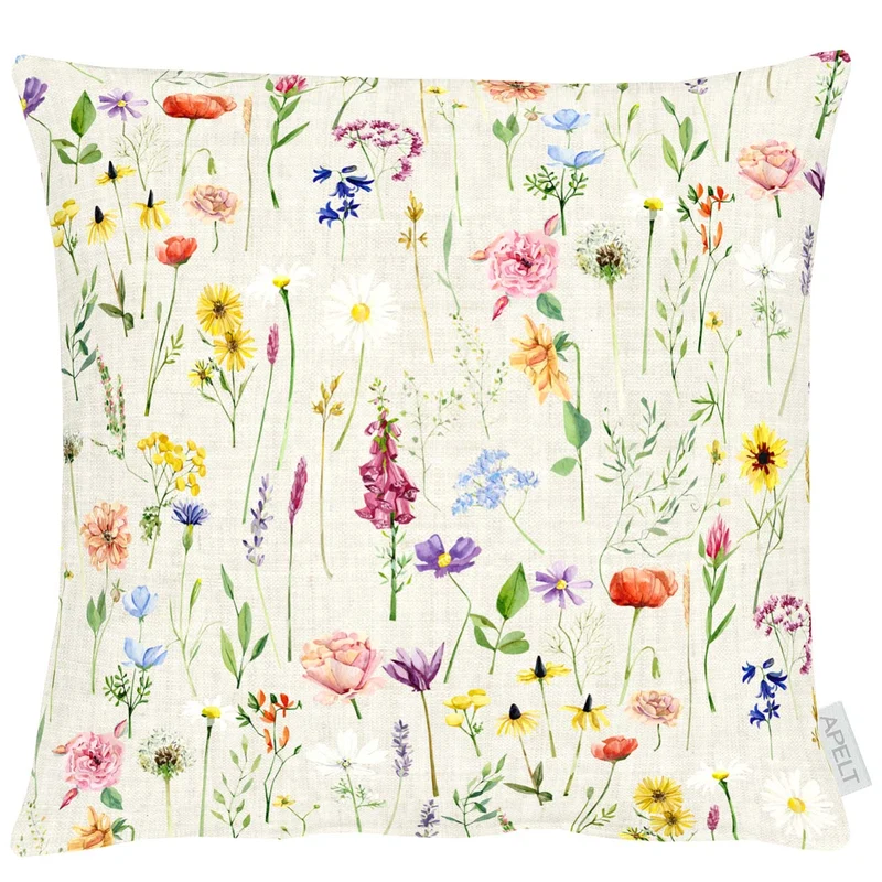 APELT 6815 Kissen Frühjahrsblüten Motiv all over