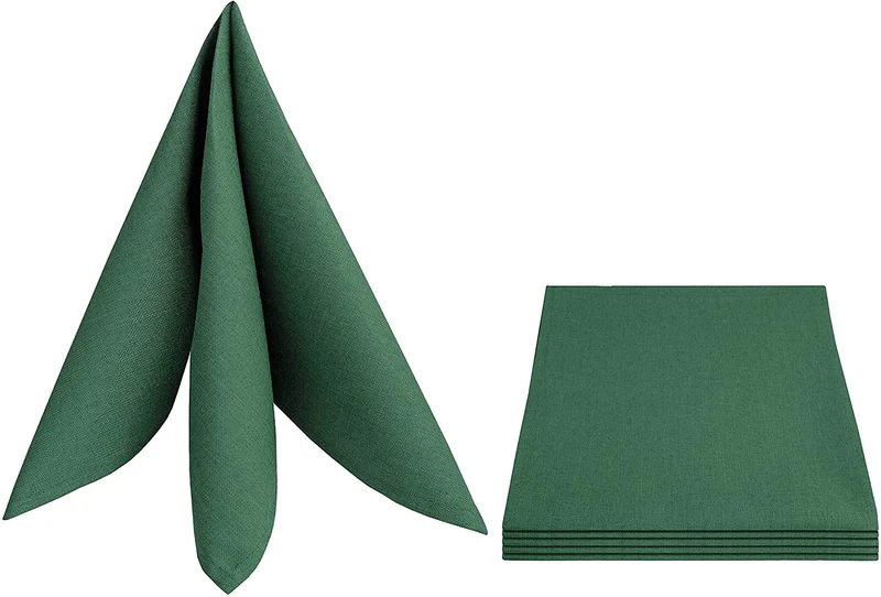 Leinen Optik Servietten 4er-Set 50 x 50 cm