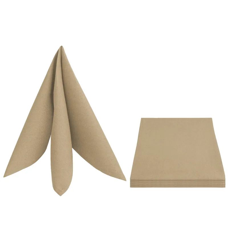 Leinen Optik Servietten 4er-Set 50 x 50 cm