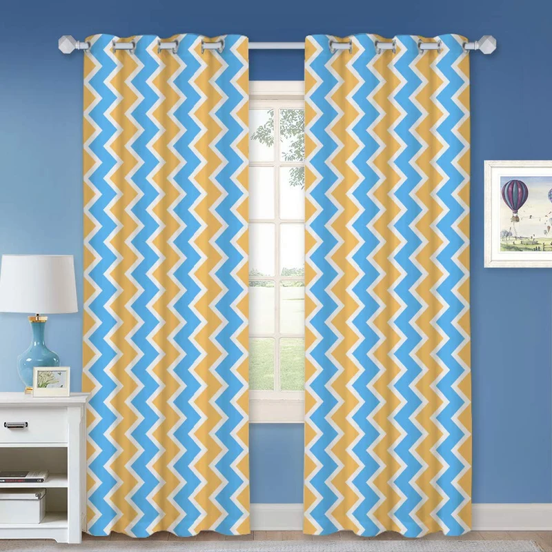 Kinderzimmer Vorhang Elsina mit Chevron-Muster