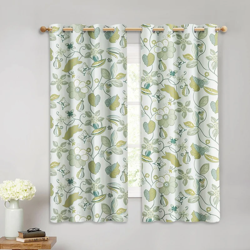 Bunter Vorhang Odda mit Blumenmuster