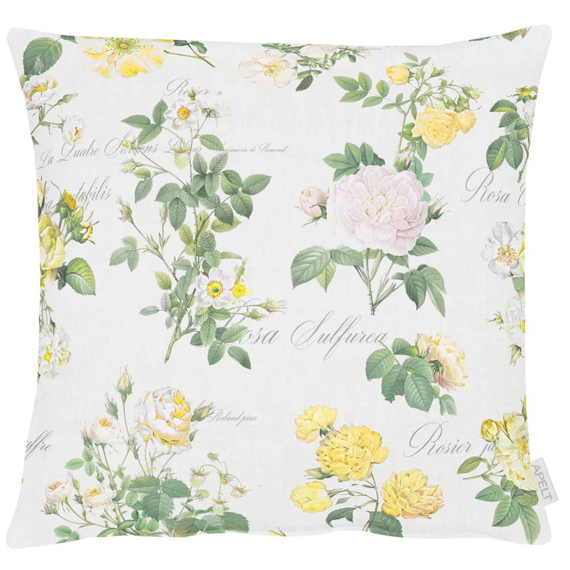 APELT 6527 Kissen Romantisch-zeitgemäße englische Teerose