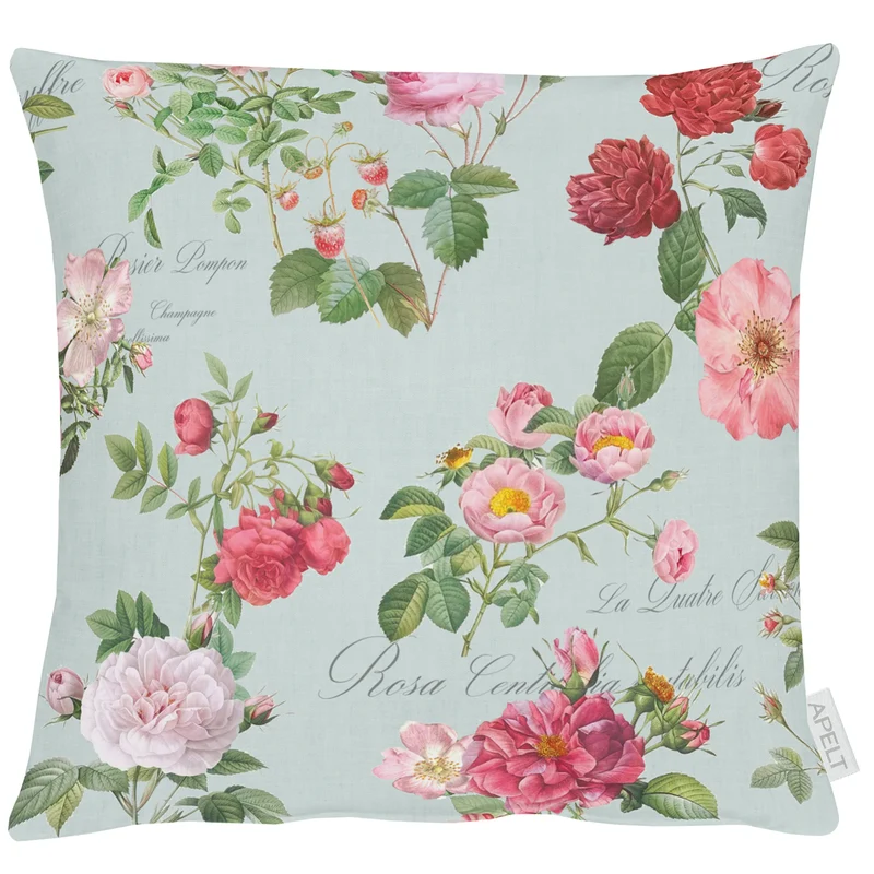 APELT 6527 Kissen Romantisch-zeitgemäße englische Teerose