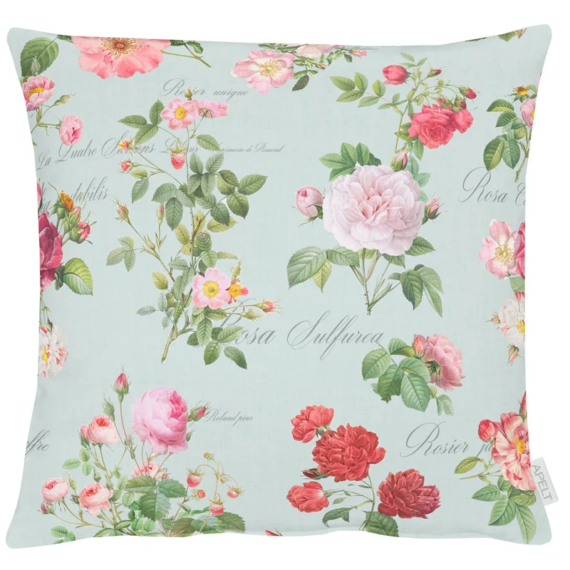 APELT 6527 Kissen Romantisch-zeitgemäße englische Teerose