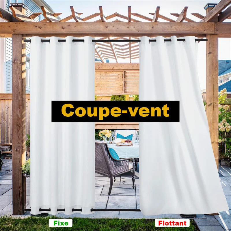 Pavillon-Vorhang Sungei wetterfest mit Ösen