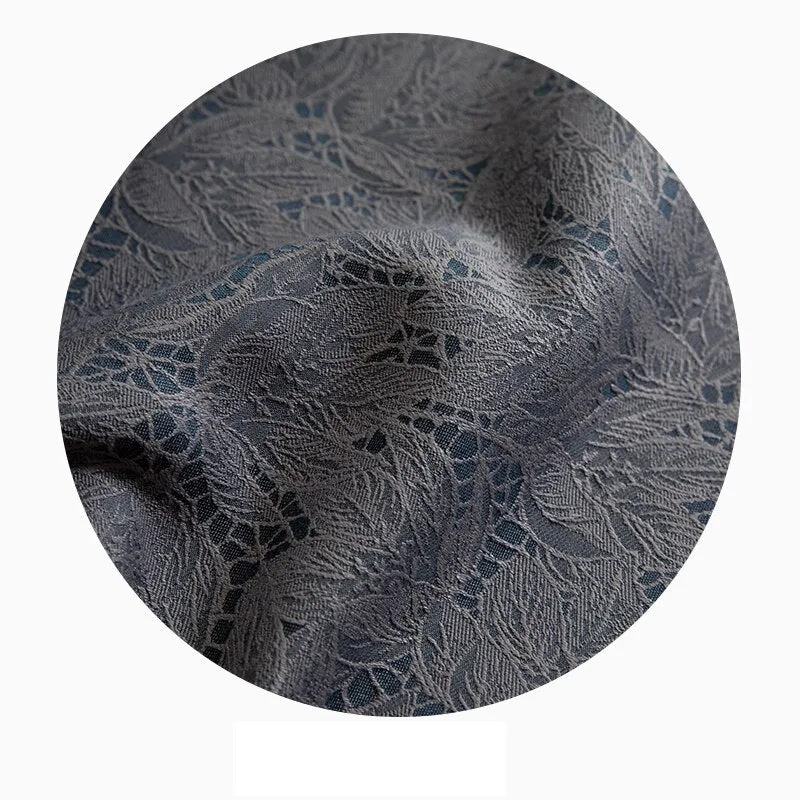 Jacquard Verdunkelungsvorhang in Anthrazitgrau