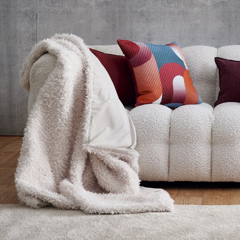 APELT Missouri Plaid fake-fur Wuschelfell