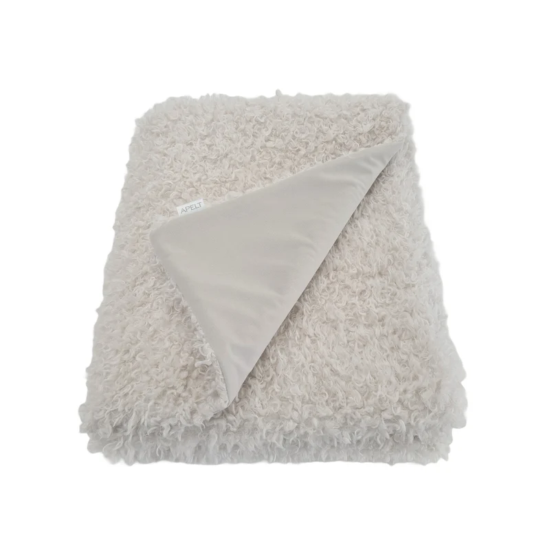 APELT Missouri Plaid fake-fur Wuschelfell