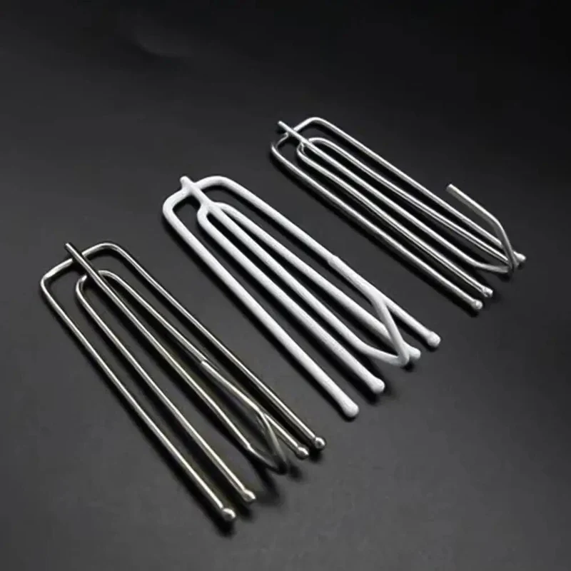 Faltenlegehaken für Gardinen aus Metall