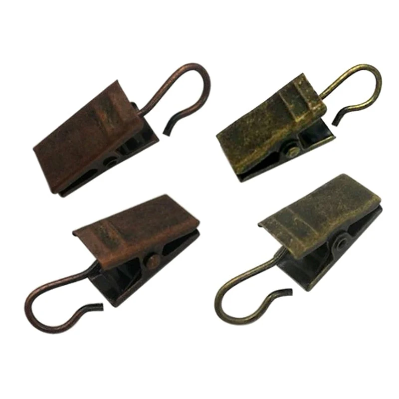 Gardinenhaken mit Klammern zum Klemmen