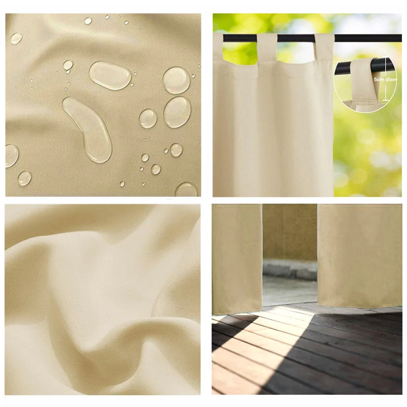 Outdoor-Vorhang Mirabelle für Pergola Balkon