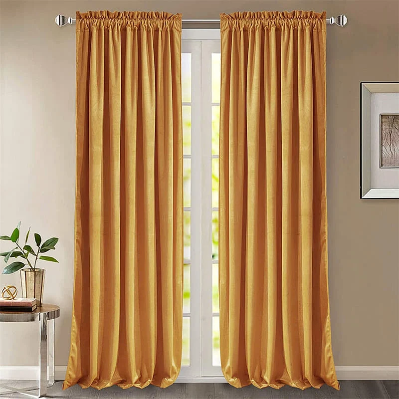 Eleganter Thermovorhang Luxury in Gold