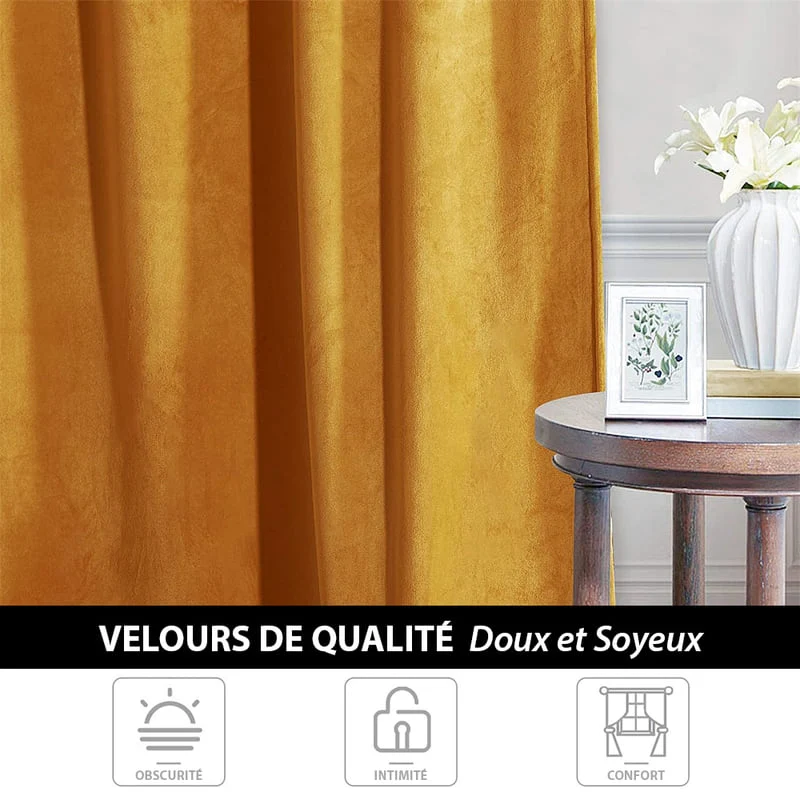 Eleganter Thermovorhang Luxury in Gold
