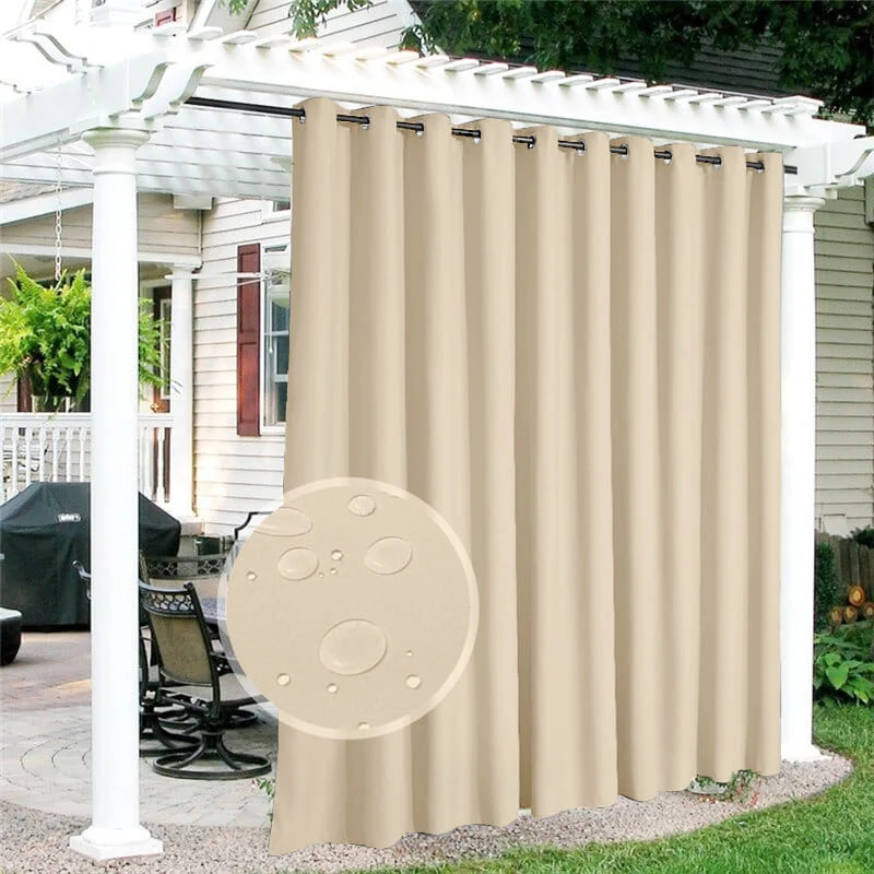 Outdoor-Vorhang Atono Beige wasserabweisend