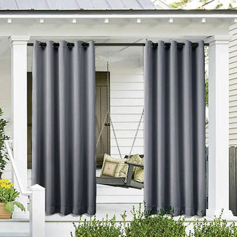 Blickdichter Outdoor Vorhang für die Veranda
