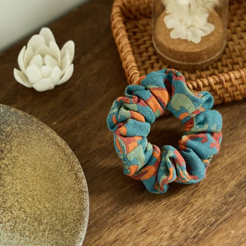 Boho-Blumen-Haargummis, 3er-Set