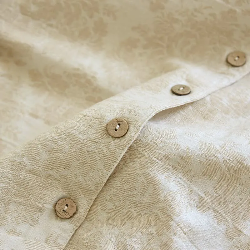 Minimalistisches Loungewear-Set für Paare mit Knopfleiste
