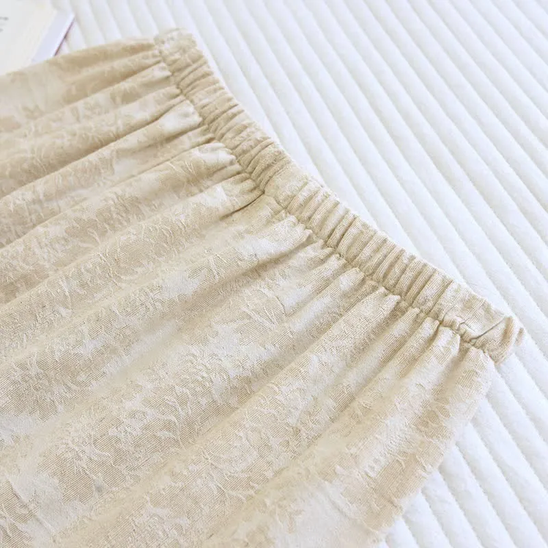 Minimalistisches Loungewear-Set für Paare mit Knopfleiste