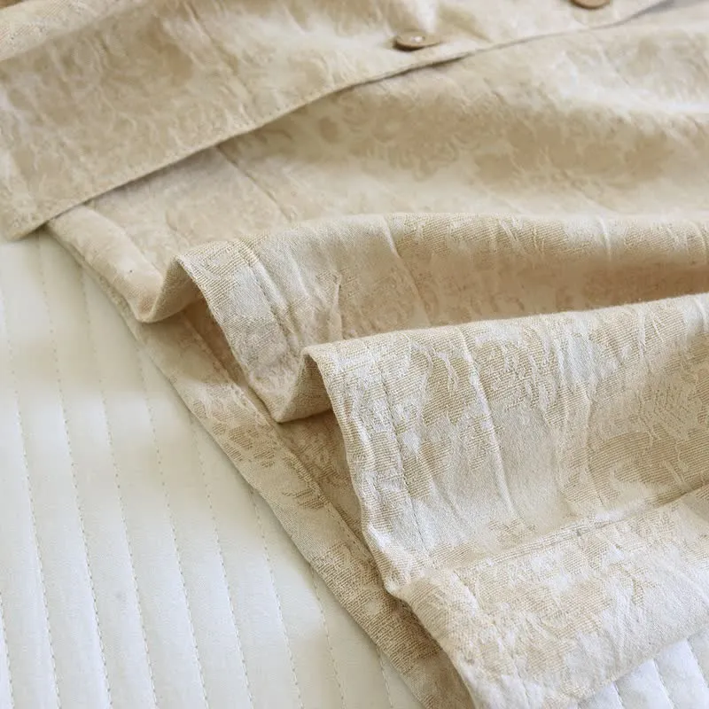 Minimalistisches Loungewear-Set für Paare mit Knopfleiste