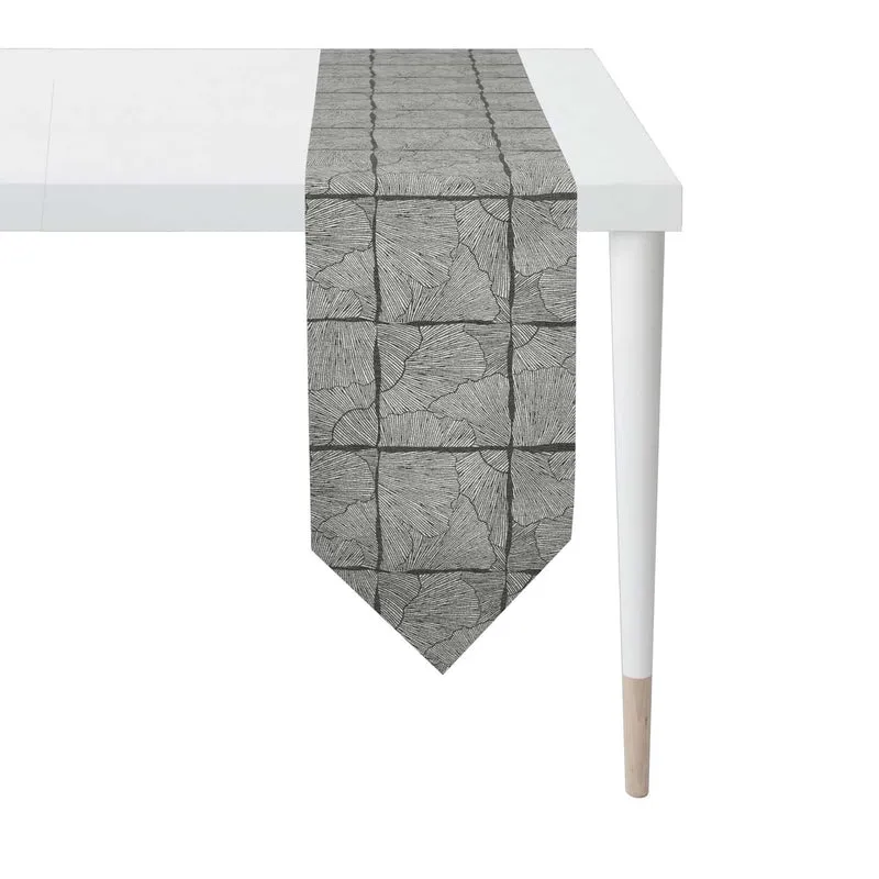 APELT 6300 Tischband Lurex Jacquardgewebe Ginkgo
