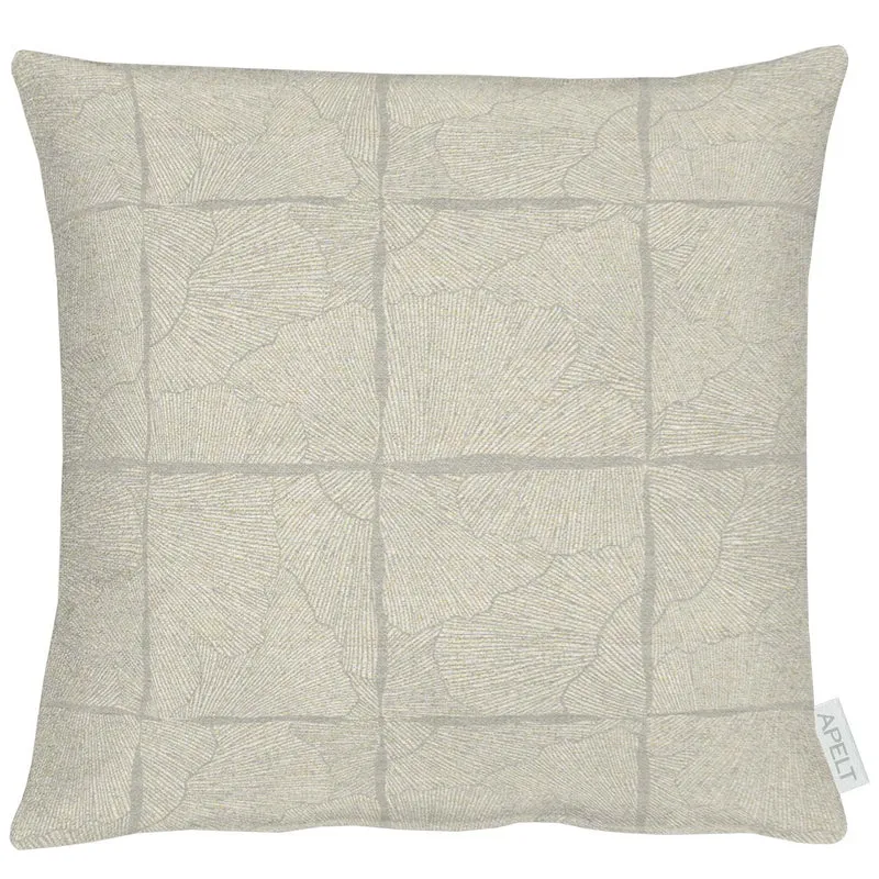 APELT 6300 Kissen Lurex Jacquardgewebe Ginkgo