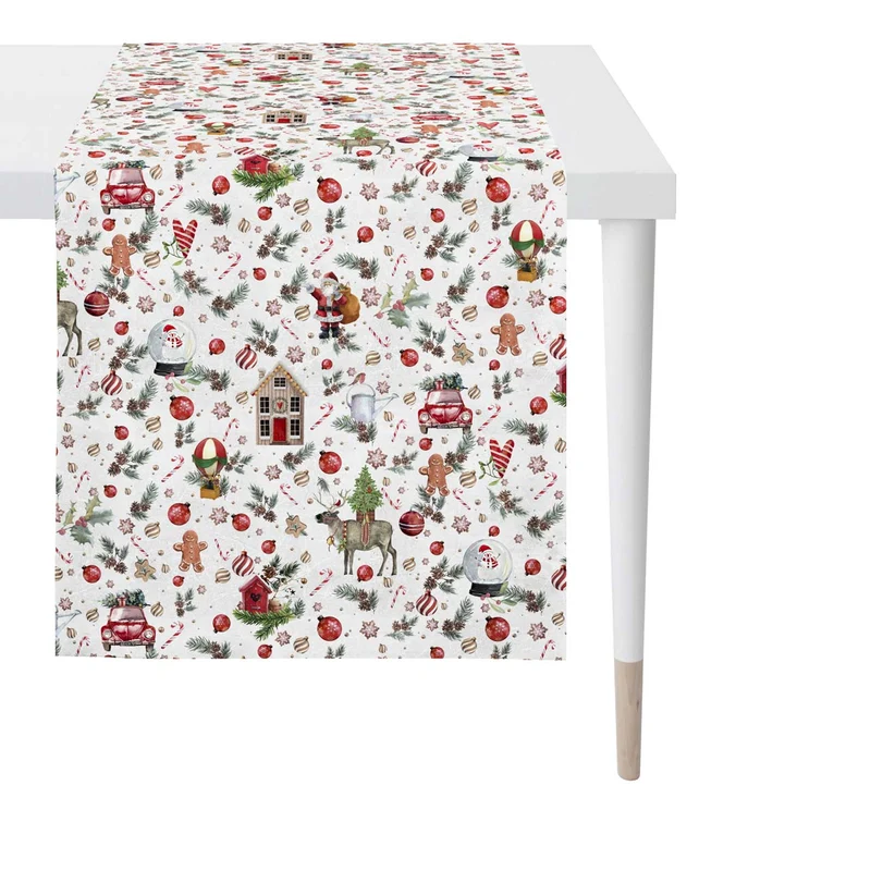APELT 4688 Tischläufer Winterwelt Motiv Weihnachtsmotiv