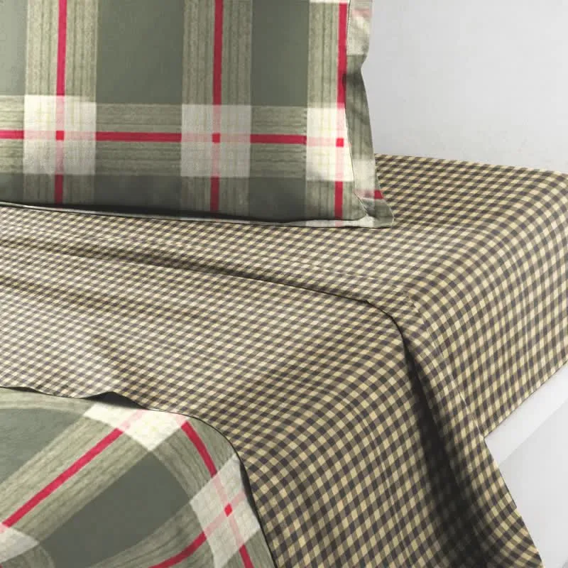 Heritage Plaid Twin XL Schlafsaal-Bettwäsche-Set