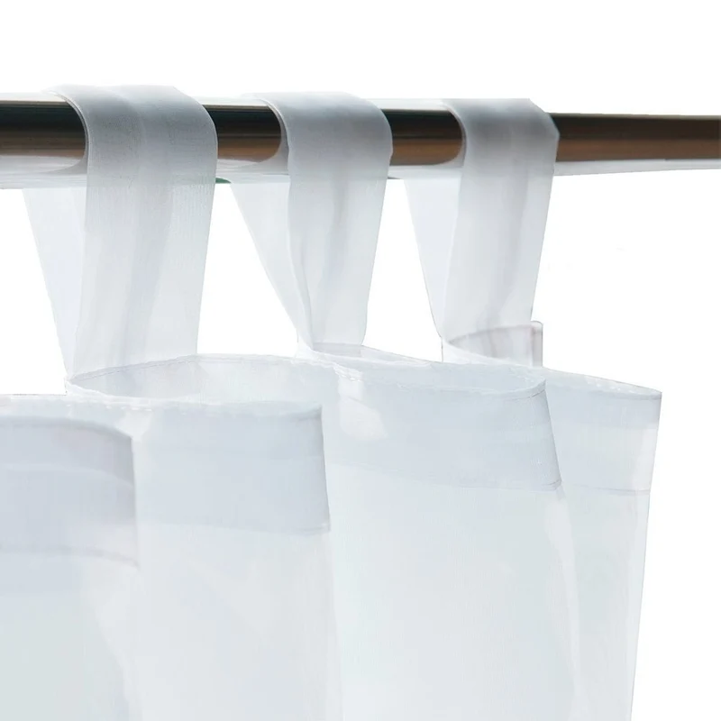 Leichter Outdoor Vorhang transparent mit Ösen