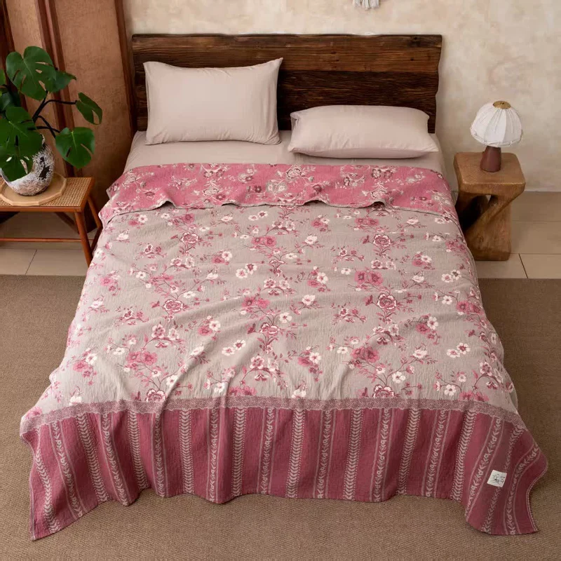 Cottage Bloom leichte Baumwoll-Bettdecke