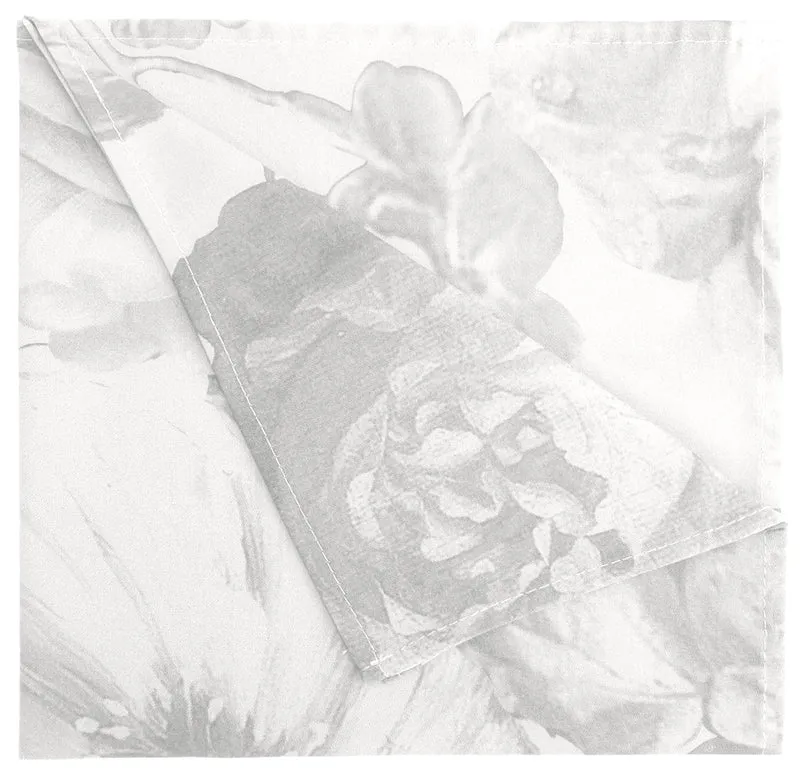 APELT 5255 Serviette Blüten Damast Uni Rosenallover