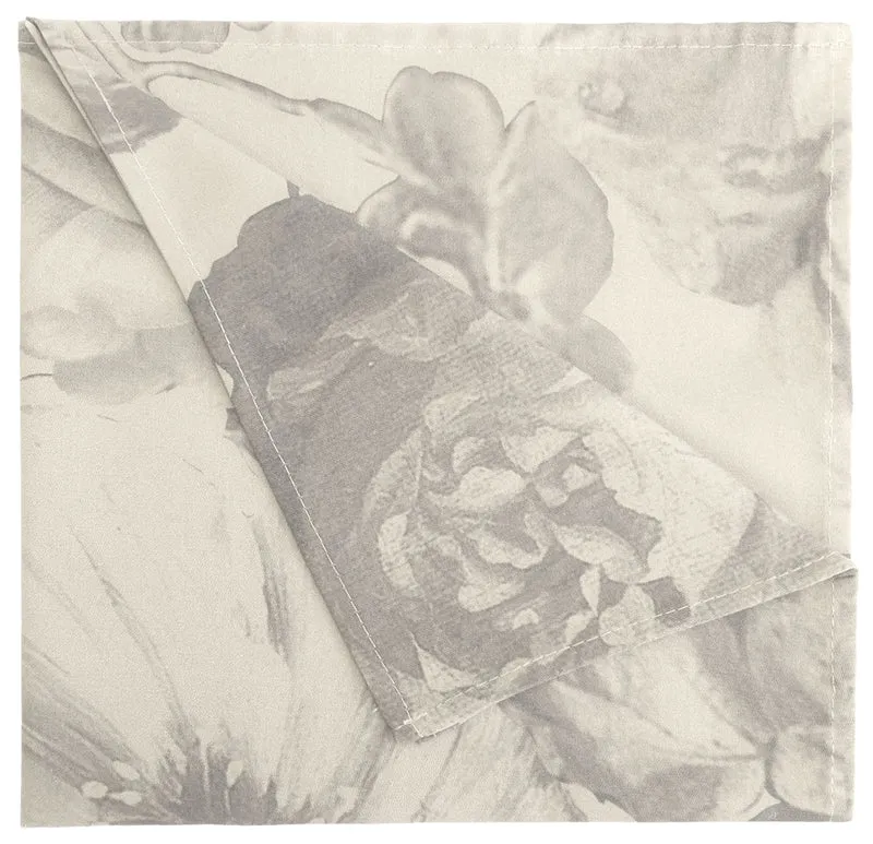 APELT 5255 Serviette Blüten Damast Uni Rosenallover