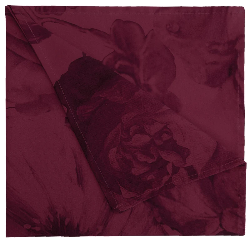 APELT 5255 Serviette Blüten Damast Uni Rosenallover