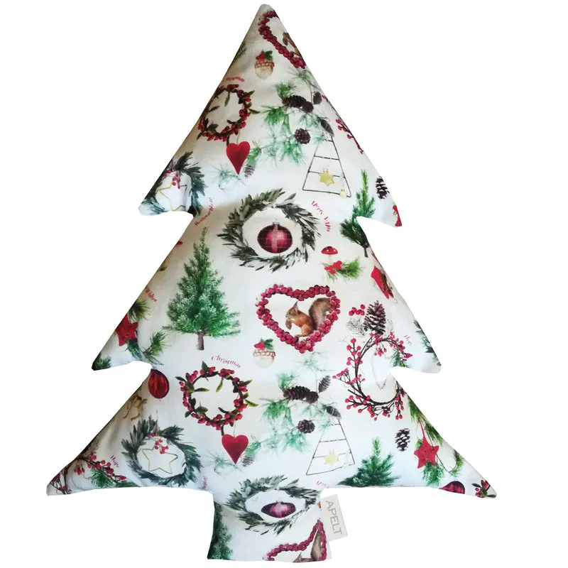 APELT 9528 Kissen Winter Motiv Christmas all over
