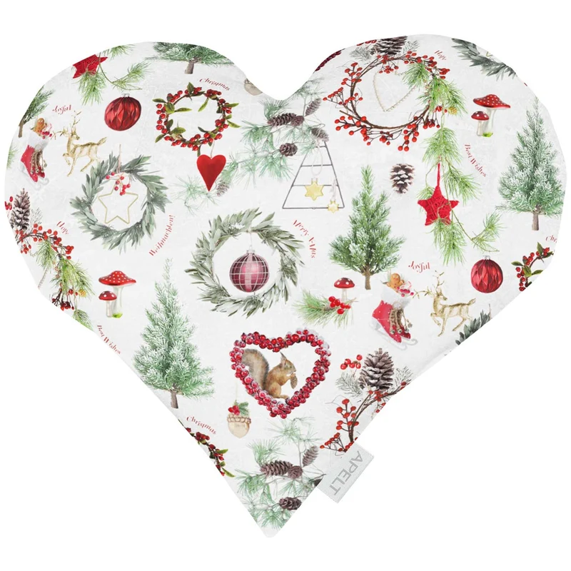 APELT 9528 Kissen Winter Motiv Christmas all over