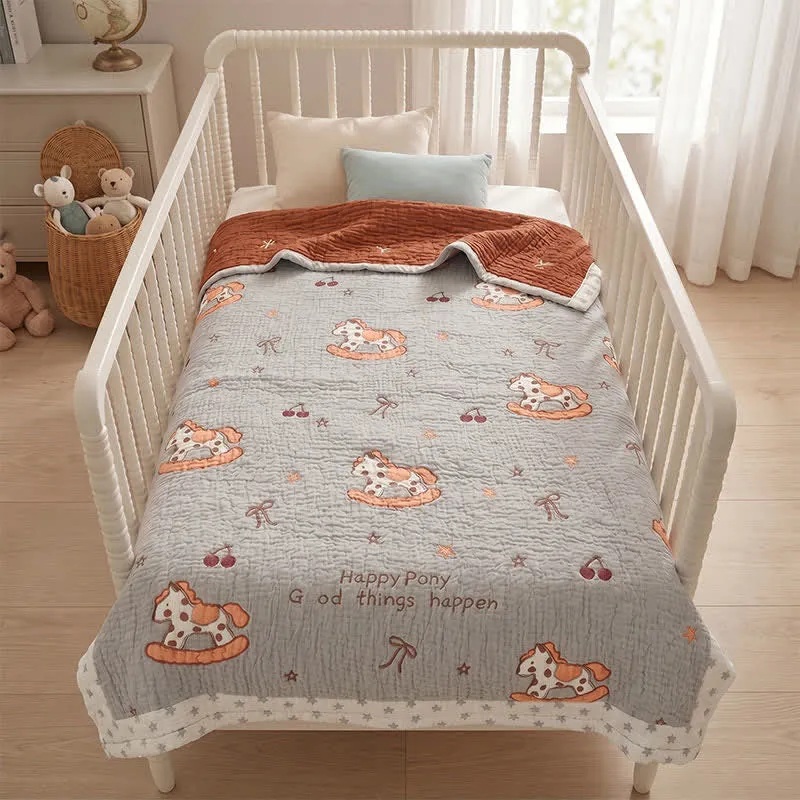 Happy Pony Lyocell Kühlende Steppdecke für Babys