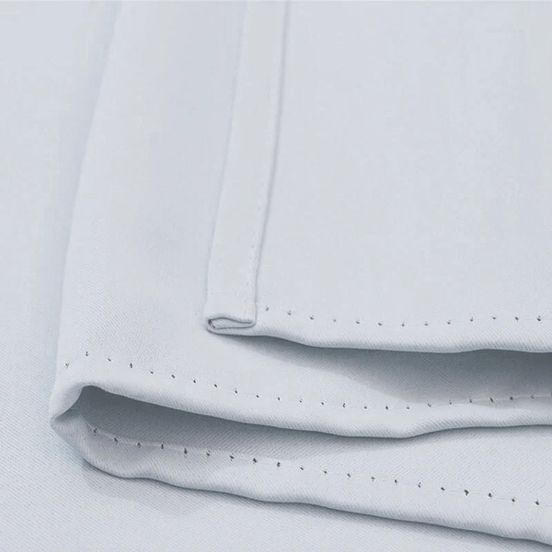 Wetterfester Pavillon-Vorhang in strahlendem Weiß
