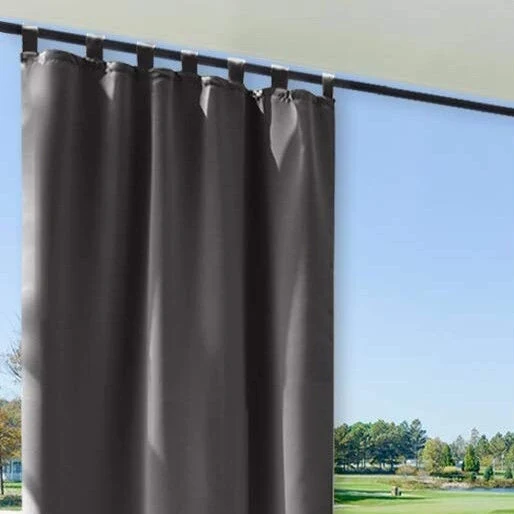 Blickdichter Outdoor Vorhang mit Schlaufen