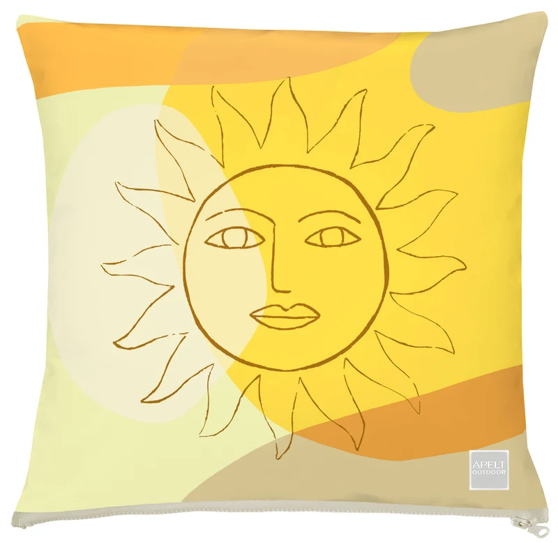 APELT 3980 Kissenbezug Sommer Sonnen Motiv Outdoor