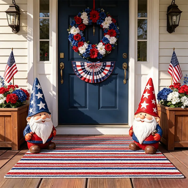 Patriotischer Americana-Streifen-Outdoor-Teppich