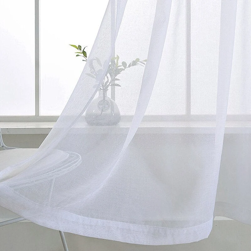 Leichter Outdoor-Voile Vorhang für Sommer