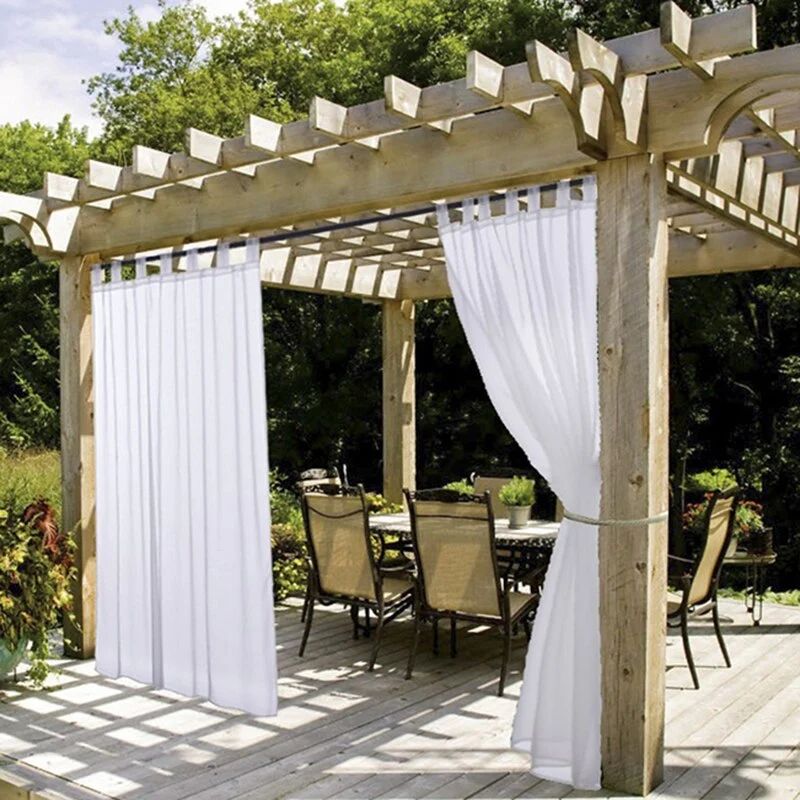 Leichter Outdoor-Voile Vorhang für Sommer