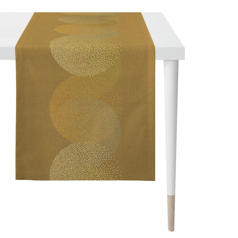 APELT 5234 Tischläufer Kreismotiv grafisch modern